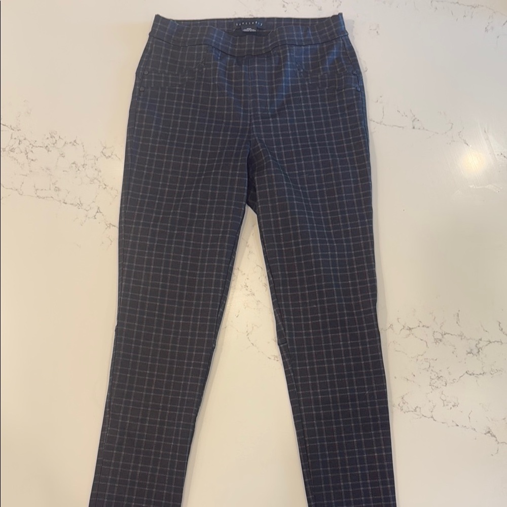 Sanctuary Navy Checkered Dress Pants